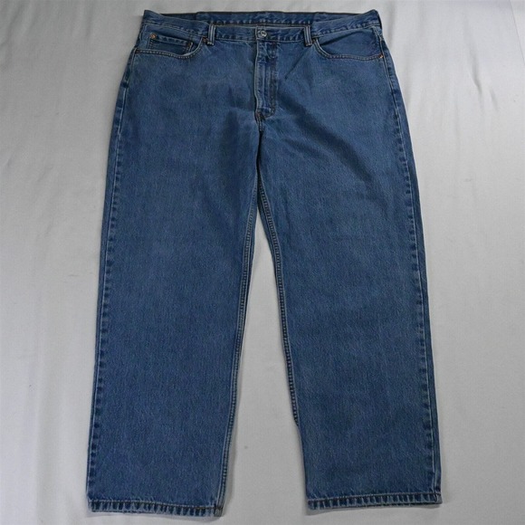 Levi's 42‎ x 30 550 Relaxed Fit Light Stonewash Denim Jeans - Picture 1 of 5